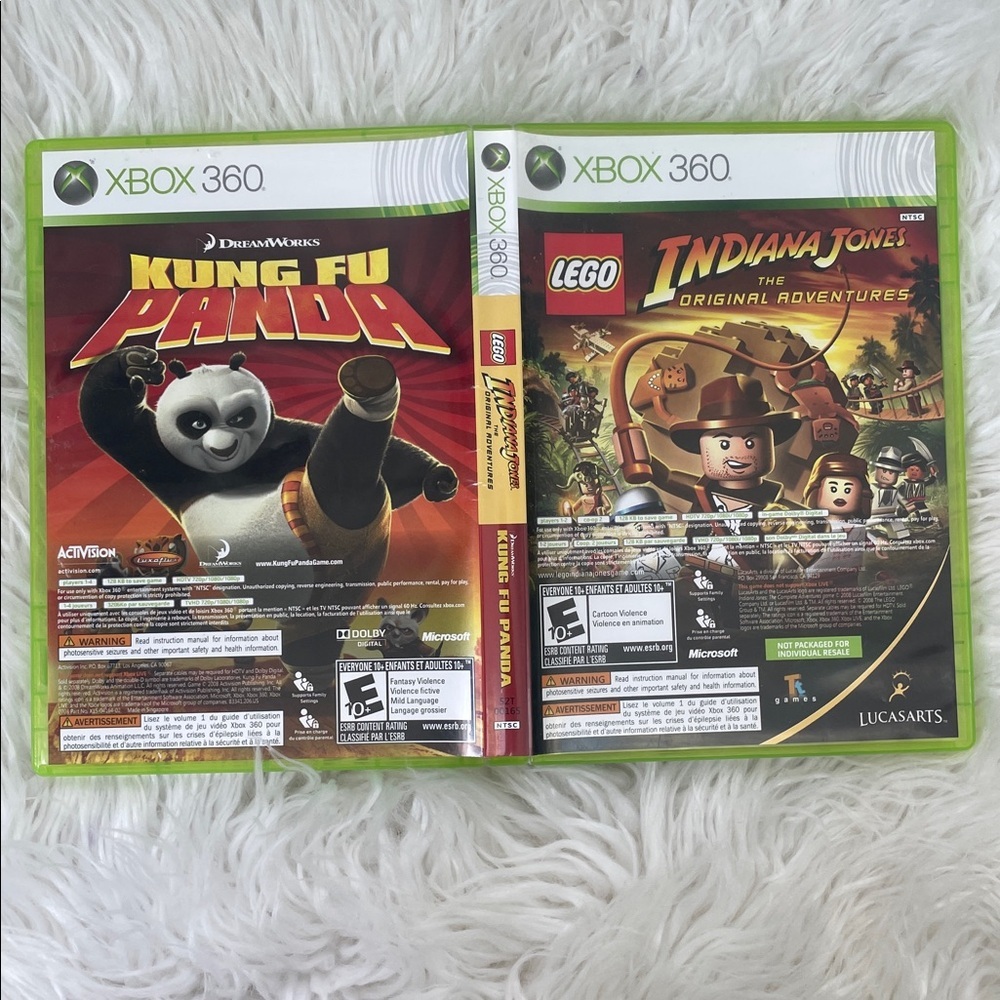 Dreamworks Xbox 360 Game Case - Green and Red